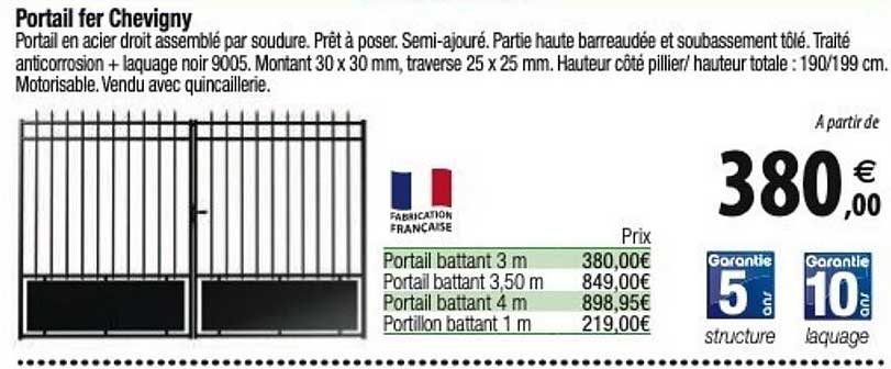 Portail Fer Chevigny