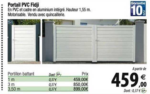 portail pvc fidj