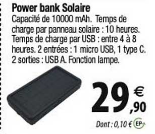 power bank solaire