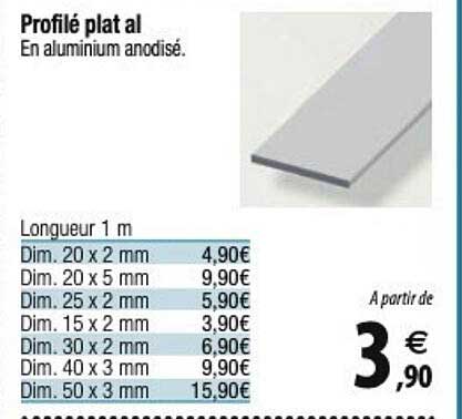 Profilé Plat Al