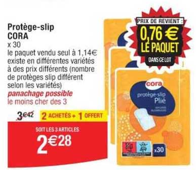 protège-slip cora