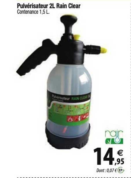 pulvérisateur 2l rain clear