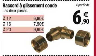 Raccord à Glissement Coude