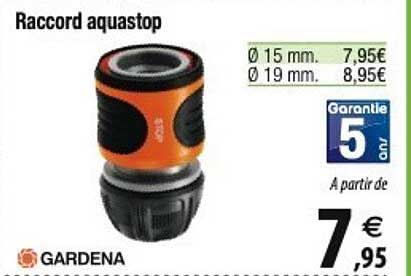 raccord aquastop gardena