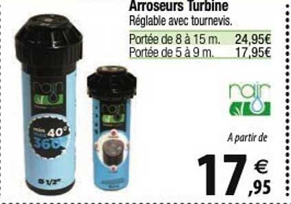 rain arroseurs turbine