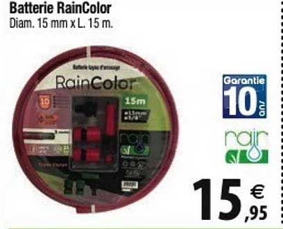 rain batterie raincolor