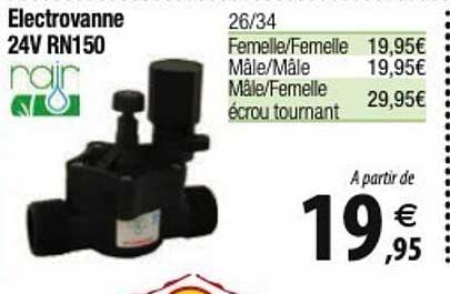 rain electrovanne 24v rn150