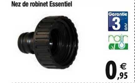 rain nez de robinet essentiel