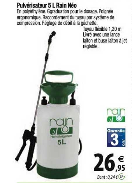 Rain Pulvérisateur 5 L Rain Néo