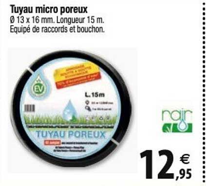 rain tuyau micro poreux