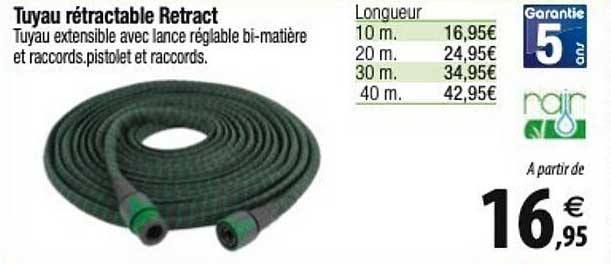rain tuyau rétractable retract