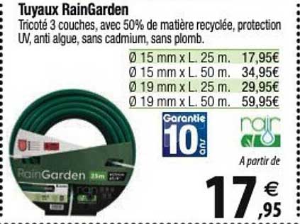 rain tuyaux raingarden