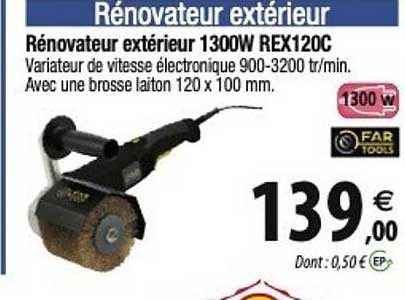 rénovateur extérieur 1300w rex120c