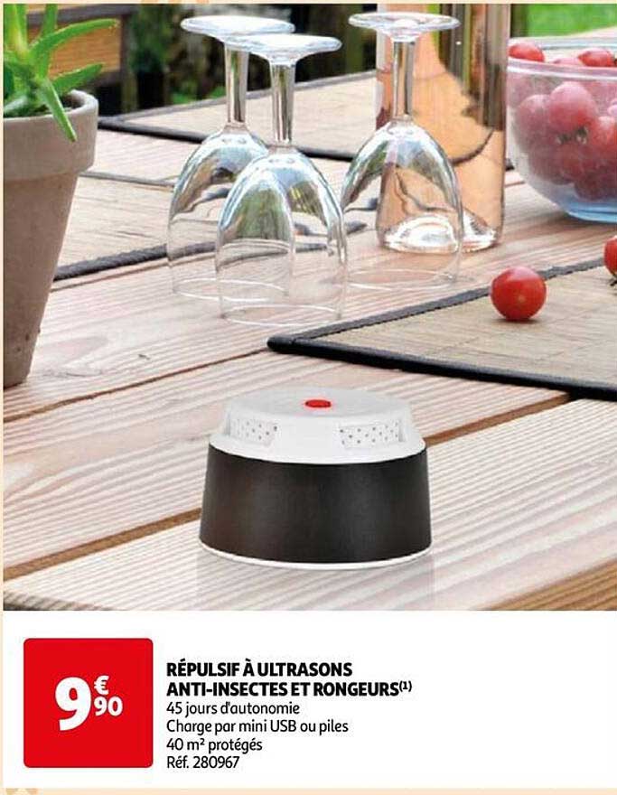 répulsif à ultrassons anti-insectes et rongeurs