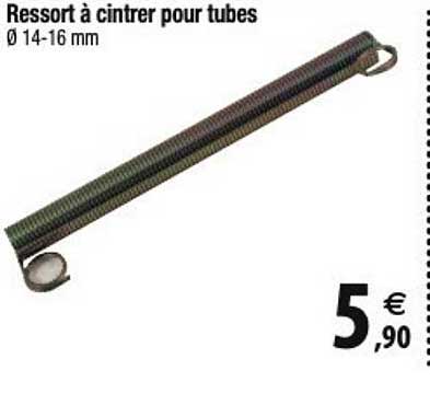 ressort à cintrer pour tubes