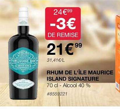 rhum de l'île maurice island signature