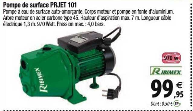 Ribimex Pompe De Surface Prjet 101