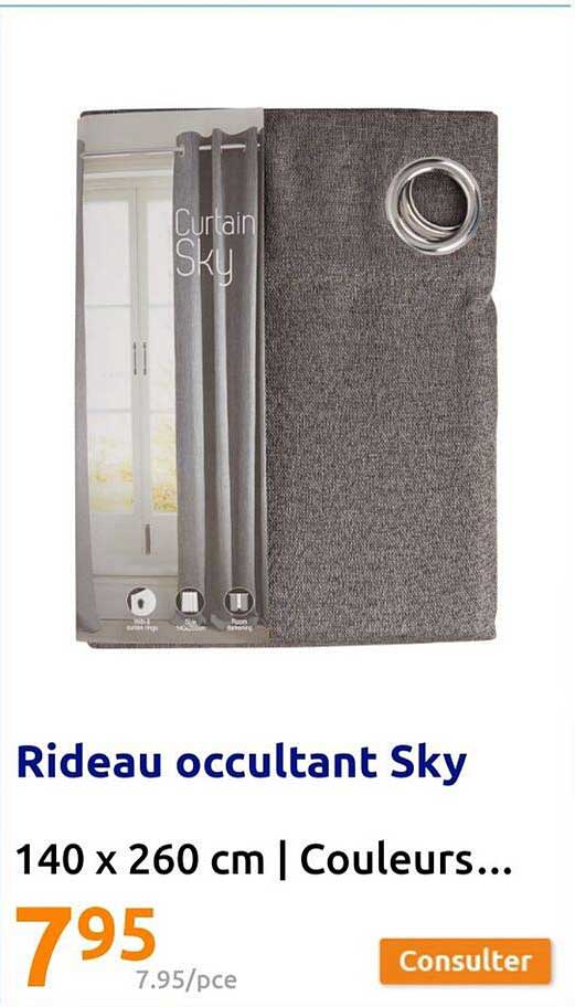 rideau occultant sky