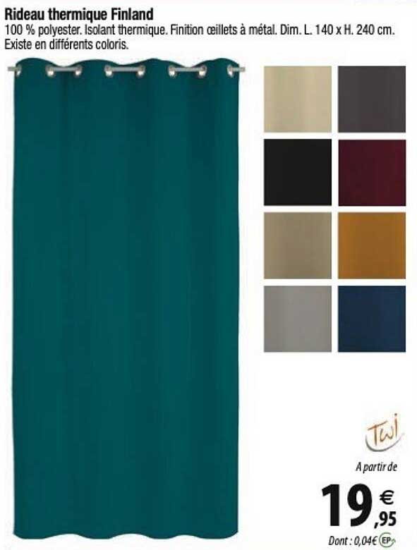 rideau thermique finland
