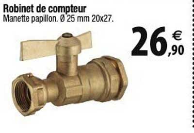 robinet de compteur