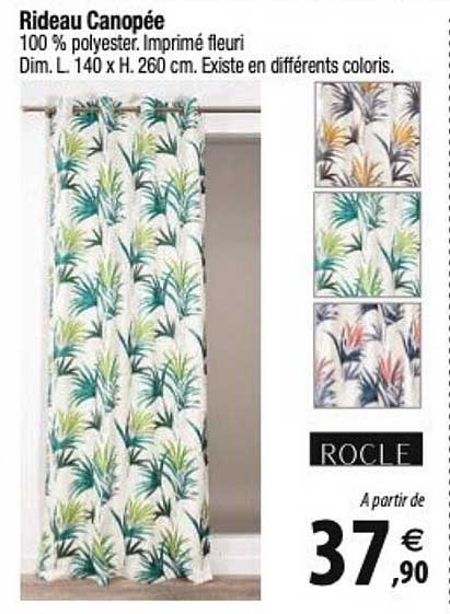 rocle rideau canopée