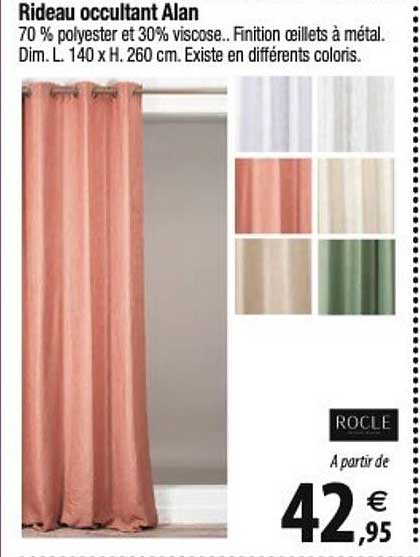 rocle rideau occultant alan