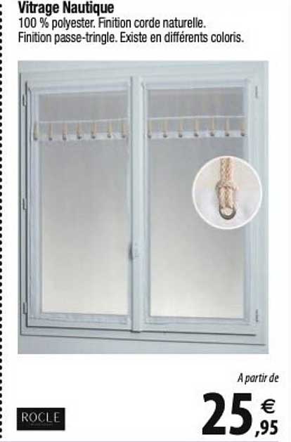 rocle vitrage nautique