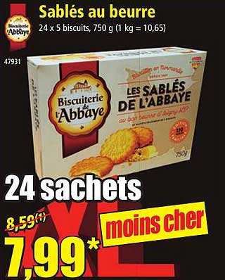 Sablés Au Beurre Biscuiterie De L'abbaye
