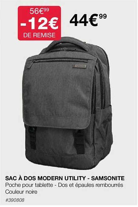 sac à dos modern utility - samsonite