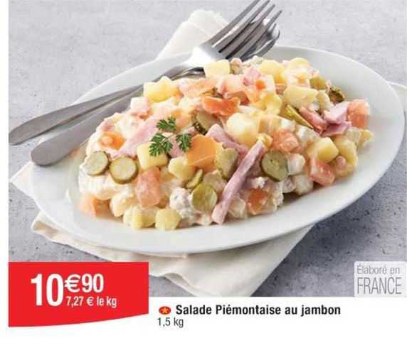 Salade Piémontaise Au Jambon