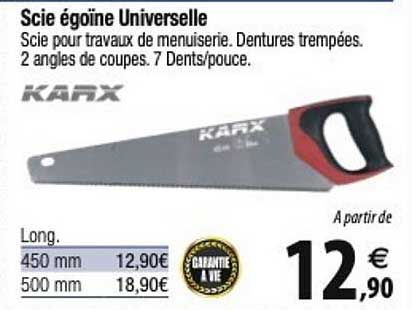 scie égoîne universelle karx