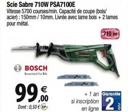 scie sabre 710w psa7100e