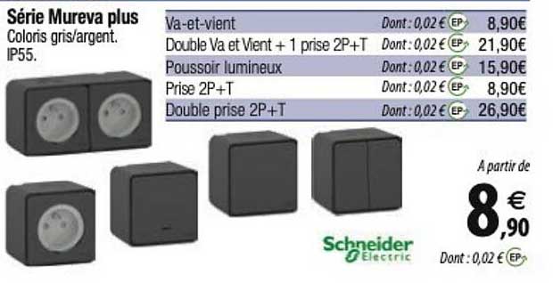 série mureva plus schneider electric