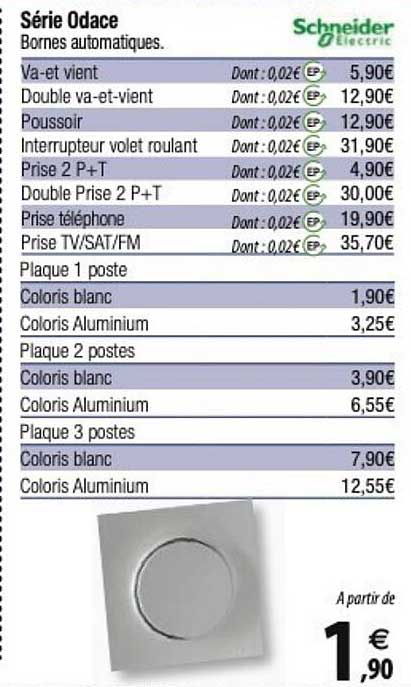 série odace schneider electric