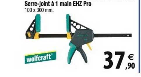 serre-joint à 1 main ehz pro wolfcraft