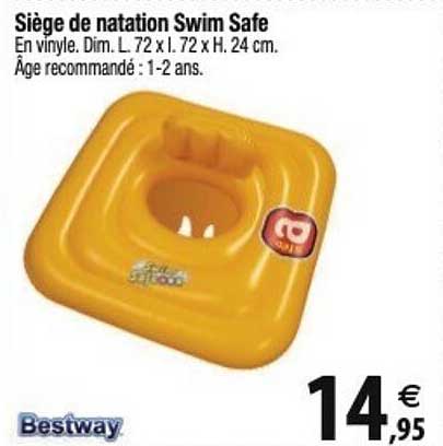 siège de natation swim safe bestway