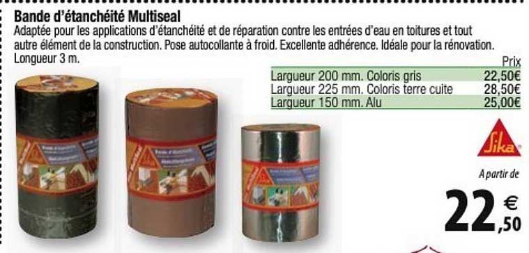 sika  bande d'étanchéité multiseal
