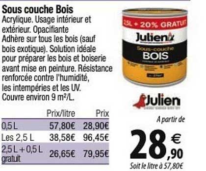 sous couche bois julien