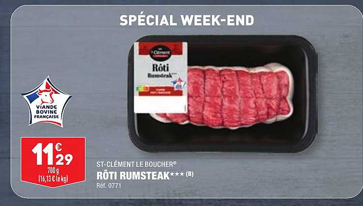 St-clément Le Boucher Rôti Rumsteak