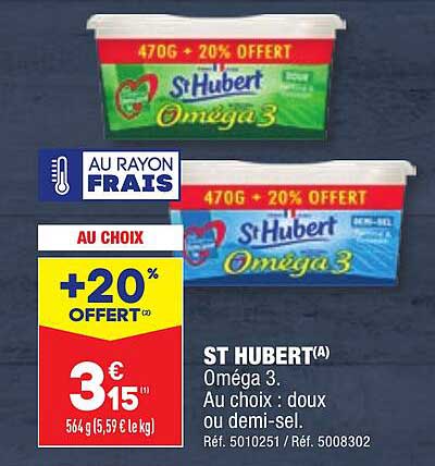 st hubert oméga 3