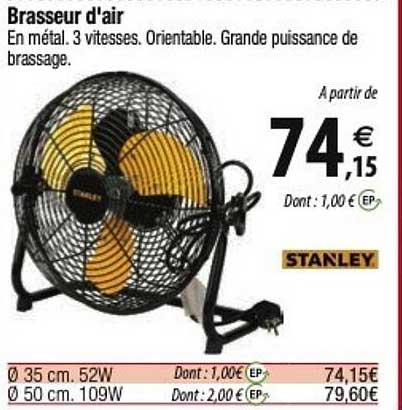 stanley brasseur d'air
