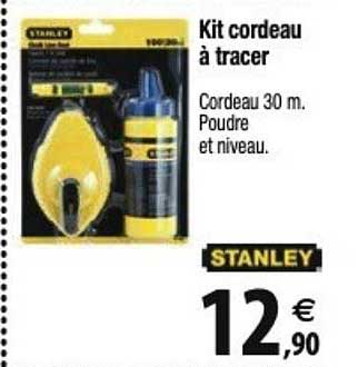 stanley kit cordeau à tracer