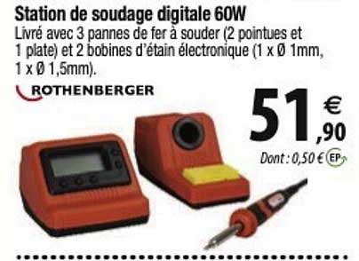 station de soudage digitale 60w