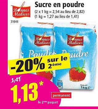 sucre en poudre bonnes malices