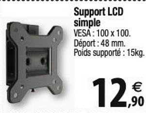 support lcd simple