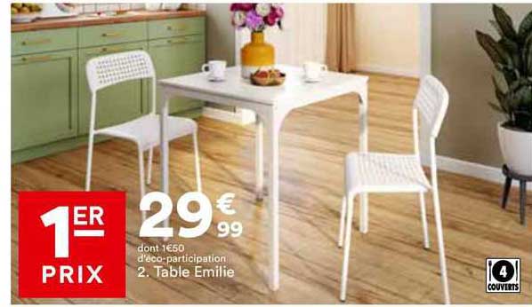 table emilie