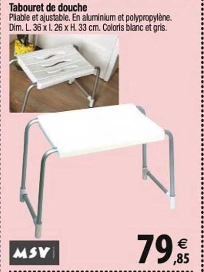 Tabouret De Douche