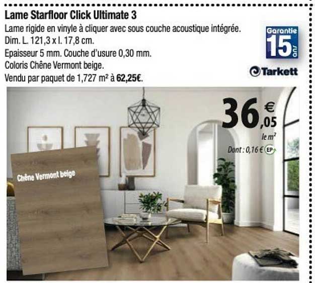 tarkett lame starfloor click ultimate 3