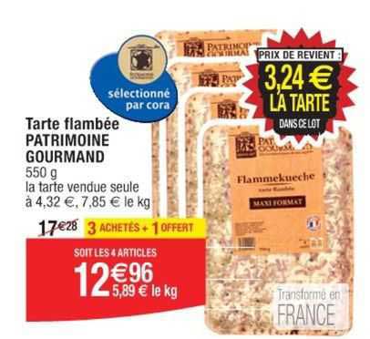 tarte flambée patrimoine gourmand