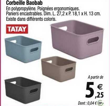 tatay corbeille baobab